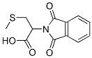 2-(1,3-DIOXO-1,3-DIHYDRO-2H-ISOINDOL-2-YL)-3-(METHYLTHIO)PROPANOIC ACID 化学構造式