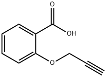 2-(2-PROPYNYLOXY)BENZENECARBOXYLIC ACID, 55582-31-5, 结构式