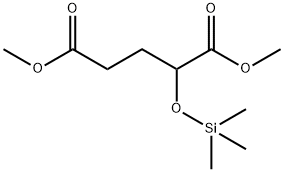 2-(Trimethylsiloxy)pentanedioic acid dimethyl ester Structure