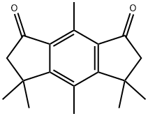 2,3,5,6-Tetrahydro-3,3,4,5,5,8-hexamethyl-s-indacene-1,7-dione Structure