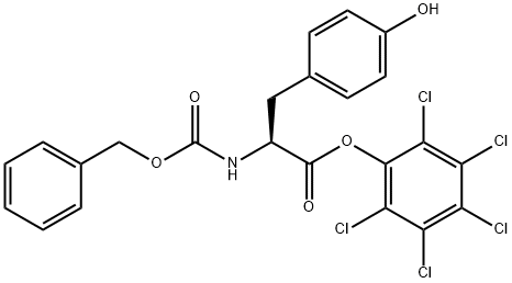 pentachlorophenyl N-[(benzyloxy)carbonyl]-L-tyrosinate,55593-07-2,结构式