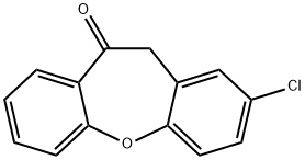 2-chlorodibenzo[b,f]oxepin-10(11H)-one Struktur