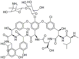 バンコマイシンCDP-1 化学構造式