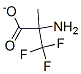 3,3,3-trifluoro-2-aminoisobutyrate 化学構造式