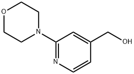 (2-吗啉基吡啶-4-基)甲醇, 556109-99-0, 结构式