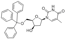 55612-11-8 5`-O-三苯甲基-2`-脱氧-Β-D-LYXO喃糖基胸腺嘧啶
