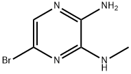 5-BROMO-N3-METHYL-PYRAZINE-2,3-DIAMINE Struktur