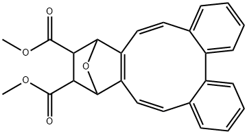 11,12,13,14-Tetrahydro-11,14-epoxytribenzo[a,c,g]cyclodecene-12,13-dicarboxylic acid dimethyl ester Structure