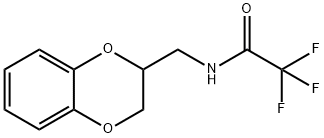 N-[(2,3-Dihydro-1,4-benzodioxin-2-yl)methyl]-2,2,2-trifluoroacetamide Structure