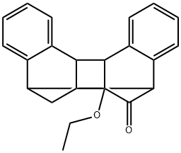 1-Ethoxy-1,2,2a,7,8,12b-hexahydro-1,8:2,7-dimethanodibenzo[a,e]cyclobuta[c]cycloocten-13-one Structure