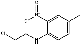 N-(2-Chloroethyl)-4-methyl-2-nitrobenzenamine Structure