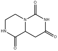 2H-Pyrazino[1,2-c]pyrimidine-1,6,8(7H)-trione,tetrahydro-(7CI,8CI,9CI) Structure