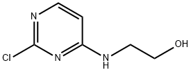 2-[(2-chloropyrimidin-4-yl)amino]ethanol 化学構造式