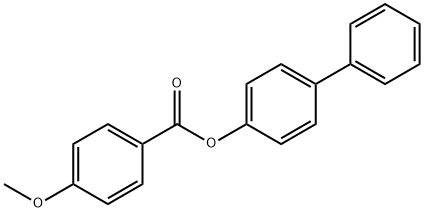 [1,1'-biphenyl]-4-yl 4-methoxybenzoate Struktur