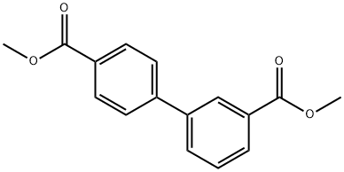 ビフェニル-3,4'-ジカルボン酸ジメチル 化学構造式