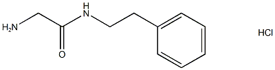 2-Amino-N-phenethylacetamide hydrochloride Structure