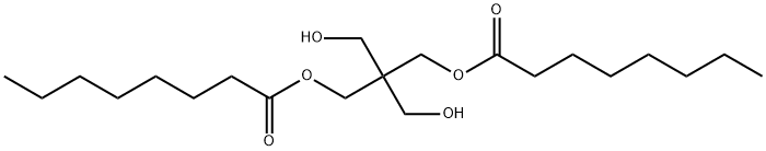 2,2-bis(hydroxymethyl)-1,3-propanediyl dioctanoate,55680-37-0,结构式