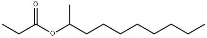 2-デカノールプロピオナート 化学構造式