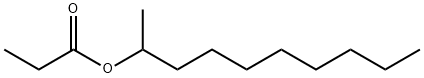 Propionic acid 1-methylnonyl ester Structure