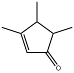 3,4,5-Trimethyl-2-cyclopenten-1-one Struktur