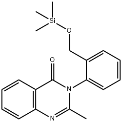 2-Methyl-3-[2-[[(trimethylsilyl)oxy]methyl]phenyl]quinazolin-4(3H)-one|