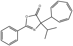 55686-01-6 5(4H)-Oxazolone,  4-(2,4,6-cycloheptatrien-1-yl)-4-(1-methylethyl)-2-phenyl-