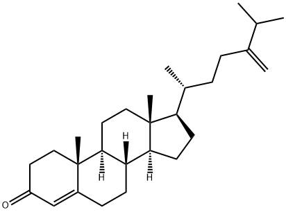 24-Methylenecholest-4-en-3-one Structure