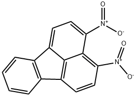 3,4-dinitrofluoranthene Struktur