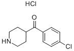 (4-CHLOROPHENYL)(4-PIPERIDYL)METHANONE HYDROCHLORIDE Struktur