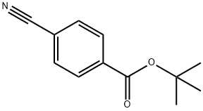 Benzoic acid, 4-cyano-, 1,1-diMethylethyl ester Structure