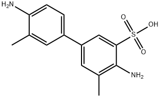3,3'-二甲基-4,4'-二氨基联苯-5-磺酸,55698-30-1,结构式