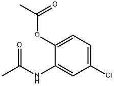 Acetic acid 2-acetylamino-4-chlorophenyl ester Struktur