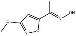 Ethanone, 1-(3-methoxy-5-isoxazolyl)-, oxime, (E)- (9CI) Structure