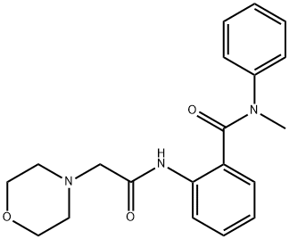 N-메틸-2-(2-모르폴리노아세틸아미노)-N-페닐벤즈아미드