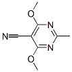5-Pyrimidinecarbonitrile, 4,6-dimethoxy-2-methyl- (7CI,8CI,9CI) 结构式