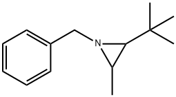 1-Benzyl-2-tert-butyl-3-methylaziridine Structure