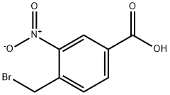 4-ブロモメチル-3-ニトロ安息香酸 臭化物 化学構造式