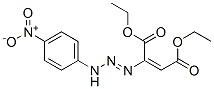 (E)-2-[3-(4-Nitrophenyl)-1-triazeno]-2-butenedioic acid diethyl ester 结构式
