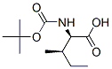 Boc-D-Isoleucine Structure