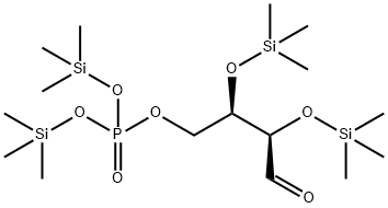 Phosphoric acid [(2R,3R)-4-oxo-2,3-bis(trimethylsilyloxy)butyl]bis(trimethylsilyl) ester,55723-94-9,结构式