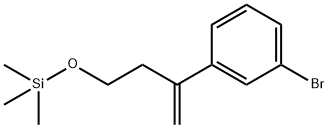 [[3-(3-Bromophenyl)-3-butenyl]oxy]trimethylsilane Structure