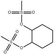 1,2-Cyclohexanediol di(methanesulfonate) 结构式