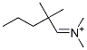 N-(2,2-Dimethylpentylidene)-N-methylmethanaminium Structure