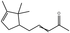 5-(2,2,3-trimethyl-3-cyclopenten-1-yl)pent-3-en-2-one 结构式