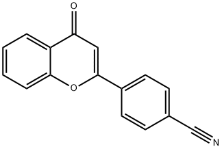 Benzonitrile, 4-(4-oxo-4H-1-benzopyran-2-yl)- (9CI) Structure