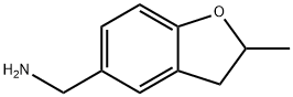 1-(2-甲基-2,3-二氢-1-苯并呋喃-5-基)甲胺, 55746-19-5, 结构式