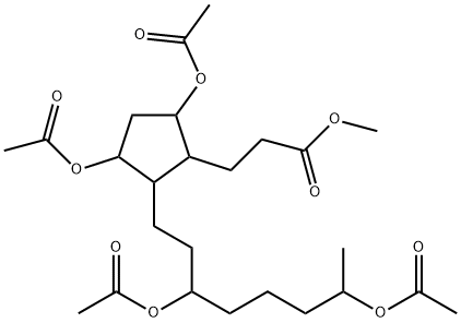 55760-03-7 3,5-Bis(acetyloxy)-2-[3,7-bis(acetyloxy)octyl]cyclopentanepropanoic acid methyl ester