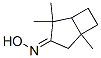 1,4,4-Trimethylbicyclo[3.2.0]heptan-3-one oxime 结构式