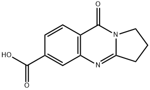 9-氧代-1H,2H,3H,9H-吡咯并[2,1-B]喹唑啉-6-羧酸, 55762-24-8, 结构式