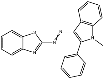 55773-66-5 2-[2-(1-甲基-2-苯基-1H-吲哚-3-基)偶氮]苯并噻唑